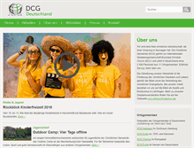 Tablet Screenshot of dcg-info.de